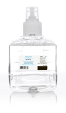 clear bottle of hand-soap